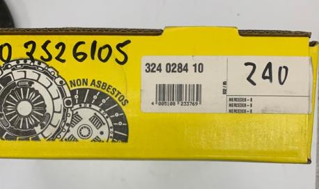 ΔΙΣΚΟΣ ΣΥΜΠΛΕΚΤΟΥ Φ240 mm M111 M112 M271 OM611 OM612 OM646 OM647 C-CLASS W203 CDI C-CLASS W203 Kompressor C-CLASS ΚΟΥΠΕ CL203 CD