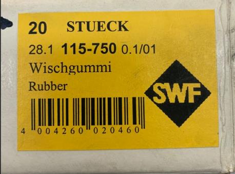 ΛΑΣΤΙΧΟ ΜΑΚΤΡΟΥ ΥΑΛΟΚΑΘΑΡΙΣΤΗΡΑ 550 mm SPRINTER