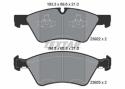 ΔΙΣΚΟΦΡΕΝΑ ΕΜΠΡΟΣ E-CLASS W211 4-MATIC M-CLASS ML W164 R-CLASS