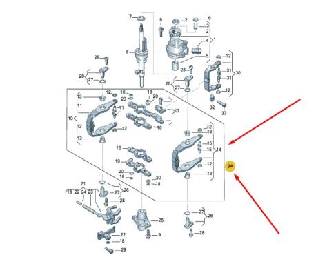 ΦΟΥΡΚΕΤΑ ΕΠΙΛΟΓΕΑ ΤΑΧΥΤΗΤΩΝ ΜΕ ΓΛΙΣΤΡΕΣ AUDI A2 2000 - 2005 AUDI A3 1997 - 2003 AUDI TT 1999 - 2006 VOLKSWAGEN VW GOLF IV 1998