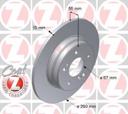 ΔΙΣΚΟΠΛΑΚΕΣ ΟΠΙΣΘΙΕΣ W203 SPORT-210K