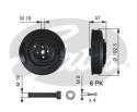 ΤΡΟΧΑΛΙΑ ΣΤΡΟΦΑΛΟΥ TRANSPORTER IV T4 A6 LT 28-46 CRAFTER 30-50