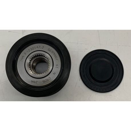 ΤΡΟΧΑΛΙΑ ΚΑΣΤΑΝΙΑ ΔΥΝΑΜΟΥ VW POLO 6N2 VW POLO III 6N1 VW LUPO I 6X VW LUPO I 6E SEAT AROSA 6H PULLEY POLY V BELT PULLEY WITH FRE