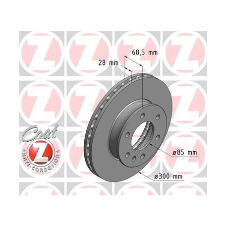 ΔΙΣΚΟΠΛΑΚΕΣ ΕΜΠΡΟΣ 300X28mm MERCEDES-BENZ SPRINTER 906 B906 MERCEDES-BENZ SPRINTER 907 B907 MERCEDES-BENZ SPRINTER 910 B910 VW C