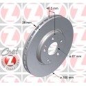 ΔΙΣΚΟΠΛΑΚΕΣ ΕΜΠΡΟΣ ΑΕΡΙΖΟΜΕΝΕΣ 300X28 MERCEDES-BENZ C-CLASS W203 MERCEDES-BENZ E-CLASS W210 MERCEDES-BENZ CLK ΚΟΥΠΕ COUPE C208 W