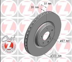 ΔΙΣΚΟΠΛΑΚΕΣ ΕΜΠΡΟΣ A-CLASS W176 B-CLASS W246 W242 CLA X117 C117