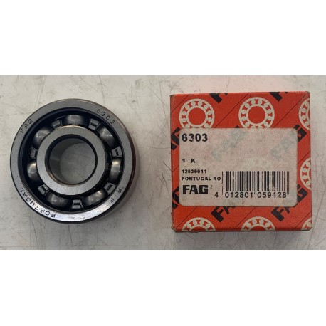 ΡΟΥΛΕΜΑΝ ΔΥΝΑΜΟΥ 6303 2RSR GROOVED BALL BEARING 47Χ17Χ14