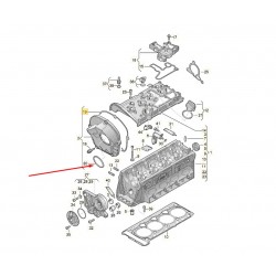 ΦΛΑΝΤΖΑ ΠΛΑΣΤΙΚΟΥ ΚΑΛΥΜΑΤΟΣ ΣΤΟ ΚΕΦΑΛΑΡΙ 1800cc 2000cc FSI TFSI AUDI A3 A4 A5 A6 Q3 Q5 TT VOLKSWAGEN VW TRANSPORTER V VI T5 T6