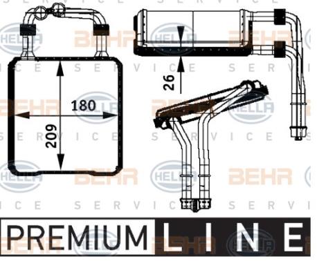 ΨΥΓΕΙΟ ΚΑΛΟΡΙΦΕΡ E-CLASS W211 CLS W219