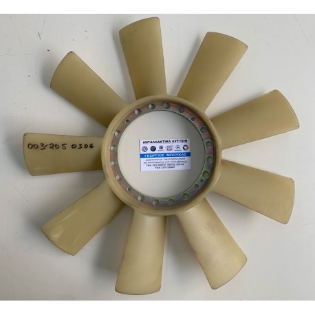 ΦΤΕΡΩΤΗ ΨΥΓΕΙΟΥ OM602 ΑΣΠΡΗ ΕΝΝΙΑ ΕΝΝΕΑ ( 9 ) ΠΤΕΡΥΓΙΑ ΦΤΕΡΑ 460mm ΤΕΣΣΕΡΙΣ ( 4 ) ΒΙΔΕΣ MERCEDES-BENZ SPRINTER 2-t 212D 901 B901