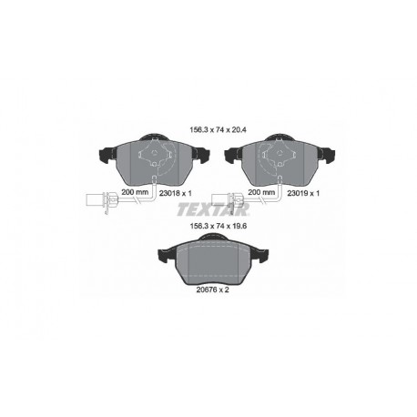 ΔΙΣΚΟΦΡΕΝΑ ΕΜΠΡΟΣ AUDI A4 B5 8D AUDI A4 B6 8E AUDI A4 B7 8EC AUDI A6 C5 4B AUDI A6 C6 4F VW PASSAT B5 3B VW PASSAT B5.5 3B3 SKOD
