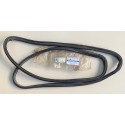 ΛΑΣΤΙΧΟ ΟΠΙΣΘΙΟ ΠΑΡΜΠΡΙΖ ΜΠΑΡΜΠΡΙΖ MERCEDES-BENZ S-CLASS W116 S SE SEL REAR WINDSHIELD RUBBER SHIELDING STRIP REAR WINDOW PANE R