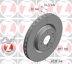ΔΙΣΚΟΠΛΑΚΕΣ ΕΜΠΡΟΣ M-CLASS ML W166 GLE W166
