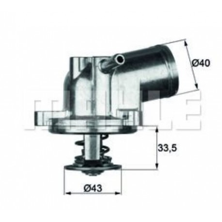 ΘΕΡΜΟΣΤΑΤΗΣ M111 + AC ΜΕ ΣΩΛΗΝΑΚΙ 87 °C ΒΑΘΜΟΥΣ C-CLASS W202 CLK W208 E-CLASS W124 E-CLASS W210 M-CLASS W163 SLK W170 SPRINTER