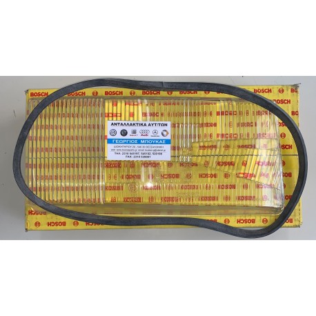 ΚΡΥΣΤΑΛΛΟ ΕΜΠΡΟΣ ΦΑΝΟΥ ΦΑΝΑΡΙΟΥ ΔΕΞΙΑ RIGHT MERCEDES-BENZ S-CLASS W116 S SE SEDAN LENS GLASS PANE RIGHT FRONT HEADLIGHT GLASS