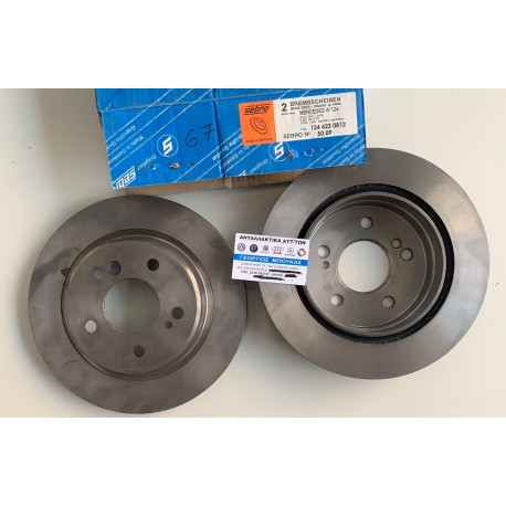 ΔΙΣΚΟΠΛΑΚΕΣ ΟΠΙΣΘΙΕΣ ΑΕΡΙΖΟΜΕΝΕΣ 278X24 MERCEDES-BENZ W124 400E 4200cc SEDAN MERCEDES-BENZ E-CLASS W124 E420 4200cc SEDAN MERCED