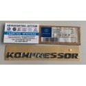 ΣΗΜΑ "KOMPRESSOR" ΣΤΟ ΠΟΡΤ-ΜΠΑΓΚΑΖ ΠΙΣΩ ΚΑΠΟ ΣΤΟ ΦΤΕΡΟ ΕΜΠΡΟΣ ΜΠΡΟΣΤΑ MERCEDES-BENZ SLK W170 CABRIOLET R170 MERCEDES-BENZ C-CLAS