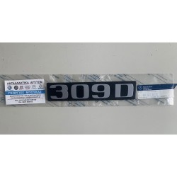 ΣΗΜΑ "309D" 309D 309 D ΕΜΠΡΟΣ ΣΤΟ ΦΤΕΡΟ ΑΡΙΣΤΕΡΑ ΔΕΞΙΑ LEFT RIGHT MERCEDES-BENZ T1 602 B602 309 MODEL BADGE 309D 309 D