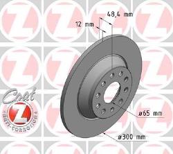 ΔΙΣΚΟΠΛΑΚΑ ΟΠΙΣΘΙΑ A3 Q3 TT GOLF VII PASSAT TIGUAN SHARAN