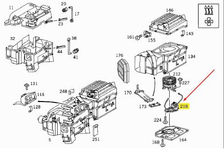 ΨΥΚΤΡΑ ΒΕΝΤΙΛΑΤΕΡ ΧΩΡΙΣ ΚΛΙΜΑ C-CLASS W202 CLK W208 E-CLASS W210 SLK W170