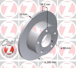 ΔΙΣΚΟΠΛΑΚΑ ΟΠΙΣΘΙΑ ΑUDI 100 A6 SUPERB PASSAT