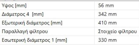 ΦΙΛΤΡΟ ΑΕΡΟΣ 124-201/ΚΑΤΑΛ.Ε
