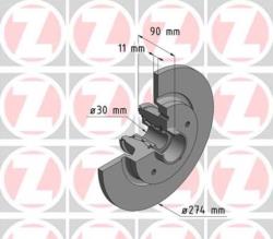 ΔΙΣΚΟΠΛΑΚΑ ΟΠΙΣΘΙΑ CITAN CDI ΜΕ ΡΟΥΛΕΜΑΝ
