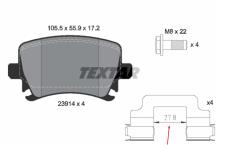 ΔΙΣΚΟΦΡΕΝΑ ΟΠΙΣΘΙΑ GOLF V VI 4motion A3 S3 quattro + V6 quattro TT TTS quattro + V6 quattro + RS quattro LEON Cupra SUPERB 4X4
