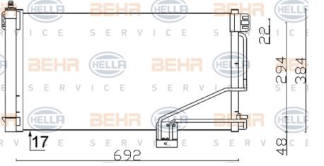 ΨΥΓΕΙΟ ΚΛΙΜΑΤΙΣΜΟΥ C-CLASS W203 CLC-CLASS CL203 CLK C209 A209 W209