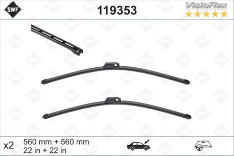 ΜΑΚΤΡΑ ΚΑΘΑΡΙΣΤΗΡΑ ΣΕΤ C-CLASS W203 CLC-CLASS CL203 CLK C209 W209 A209 /ΑΕRO