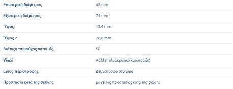 ΤΣΙΜΟΥΧΑ ΗΜΙΑΞΩΝΙΟΥ ΔΕΞΙΑ RIGHT
