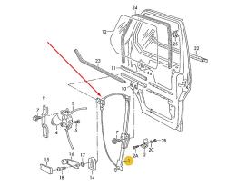 ΑΝΕΒΑΤΟΡ TRANSPORTER IV T4 ΔΕΞΙ RIGHT 1991 - 1995 + TRANSPORTER SYNCRO 1993 - 1995