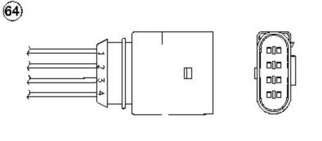 ΑΙΣΘΗΤΗΡΑΣ ΛΑΜΔΑ ΠΙΣΩ 1400cc + 1400cc 16V SEAT CORDOBA IBIZA III IV SKODA FABIA I II ROOMSTER VW POLO