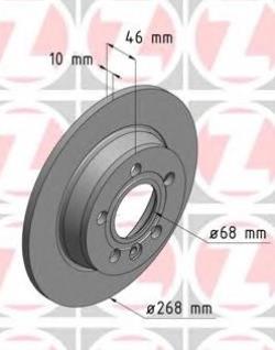ΔΙΣΚΟΠΛΑΚΑ ΟΠΙΣΘΙΑ SHARAN 96-
