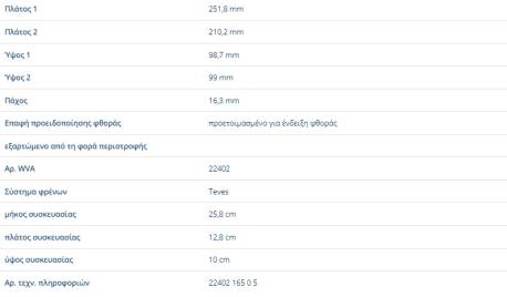 ΔΙΣΚΟΦΡΕΝΑ ΕΜΠΡΟΣ AUDI A4 Q5