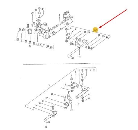 ΣΕΤ ΦΛΑΝΤΖΕΣ ΕΞΑΤΜΗΣΕΩΣ ΟΥΡΑΣ VOLKSWAGEN VW BUS T2 / syncro 1968 1969 1970 1971 1972 1973 1974 1975 1976 1977 1978 1979