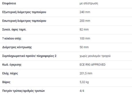 ΤΑΜΠΟΥΡΑ ΟΠΙΣΘΙΑ VW GOLF III PASSAT POLO 6N + POLO CLASSIC SANTANA VENTO AUDI 80 + AUDI 90 1973 - 1987 AUDI COUPE 1981 - 1988