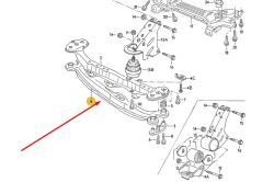 ΓΕΦΥΡΑ ΜΗΧΑΝΗΣ ΕΜΠΡΟΣ GOLF II CORRADO PASSAT