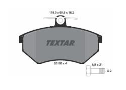 ΔΙΣΚΟΦΡΕΝΑ ΕΜΠΡΟΣ 16.2 mm AUDI 80 B3 AUDI 80 B4 AUDI 90 B3 AUDI 100 C2 AUDI 100 C3 AUDI 200 C3 AUDI QUATTRO AUDI A4 B5 8D